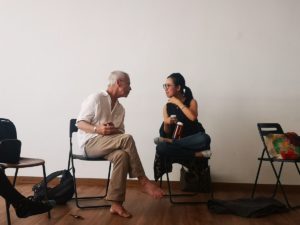 bob milone con una alumna